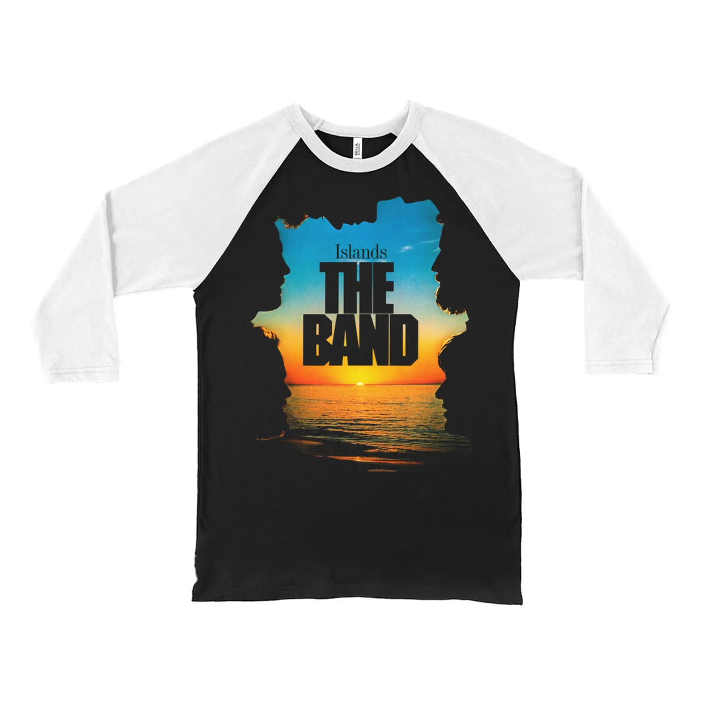 The Band 3/4 Sleeve Baseball Tee | Islands Album Design The Band Shirt