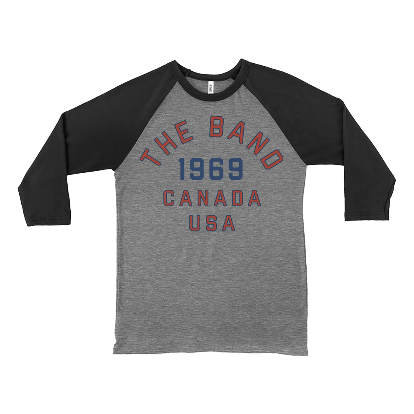 The Band 3/4 Sleeve Baseball Tee | USA Canada 1969 The Band Shirt