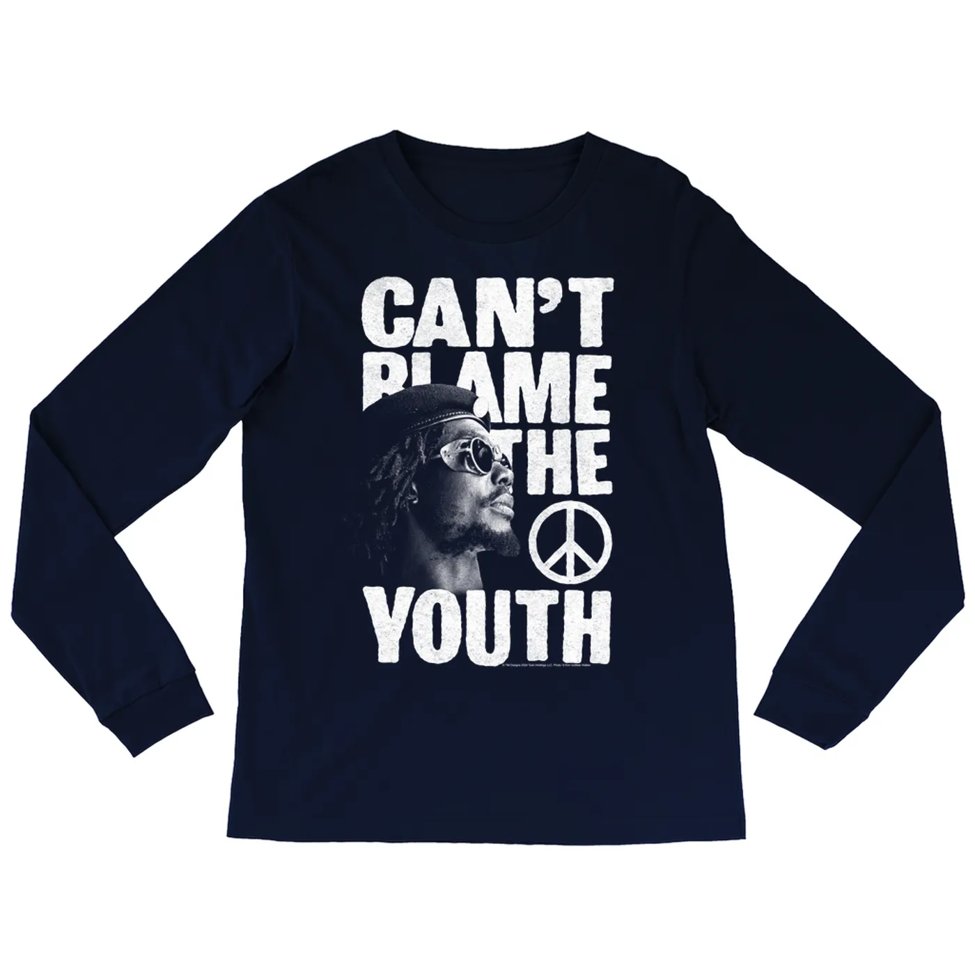 Peter Tosh Long Sleeve Shirt | Can't Blame The Youth Distressed Peter Tosh Shirt