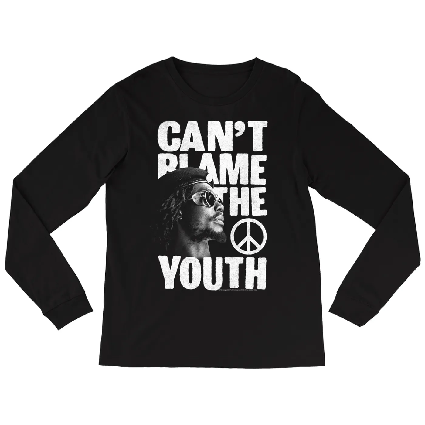 Peter Tosh Long Sleeve Shirt | Can't Blame The Youth Distressed Peter Tosh Shirt