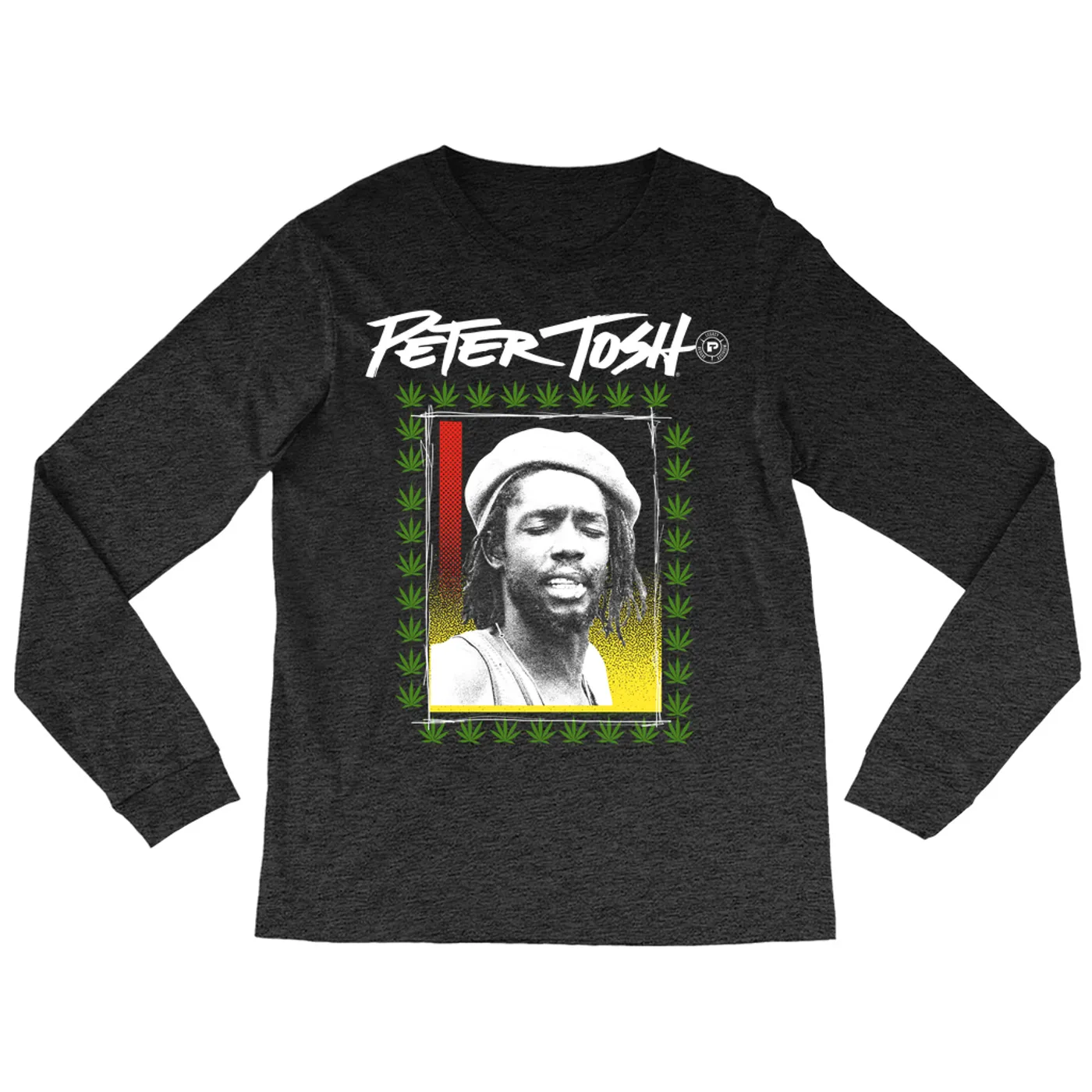 Peter Tosh Long Sleeve Shirt | Contemporary Pot Border Design Peter Tosh Shirt