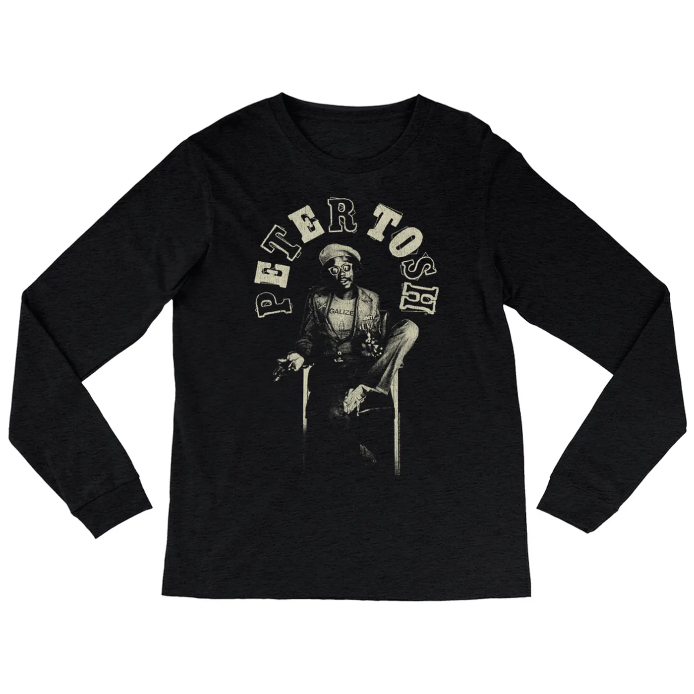Peter Tosh Long Sleeve Shirt | On The Throne Peter Tosh Shirt