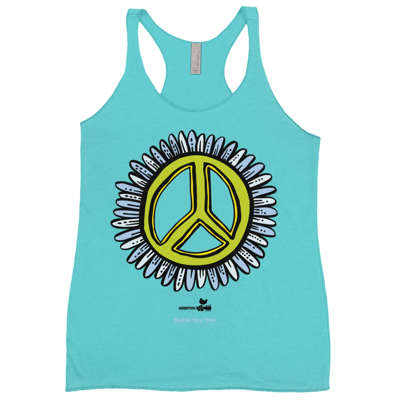 Woodstock Ladies' Tank Top | Peace Daisy Design Woodstock Shirt