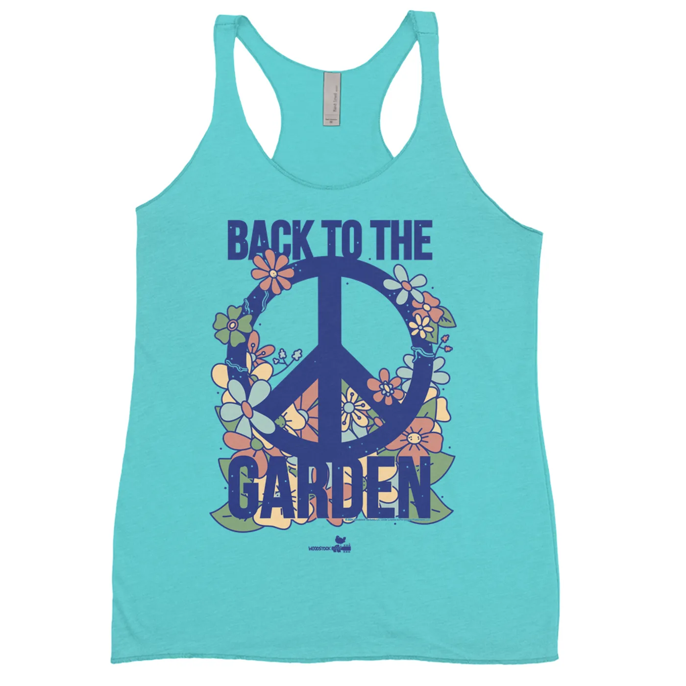 Woodstock Ladies' Tank Top | Back To The Garden Flower Garden Woodstock Shirt