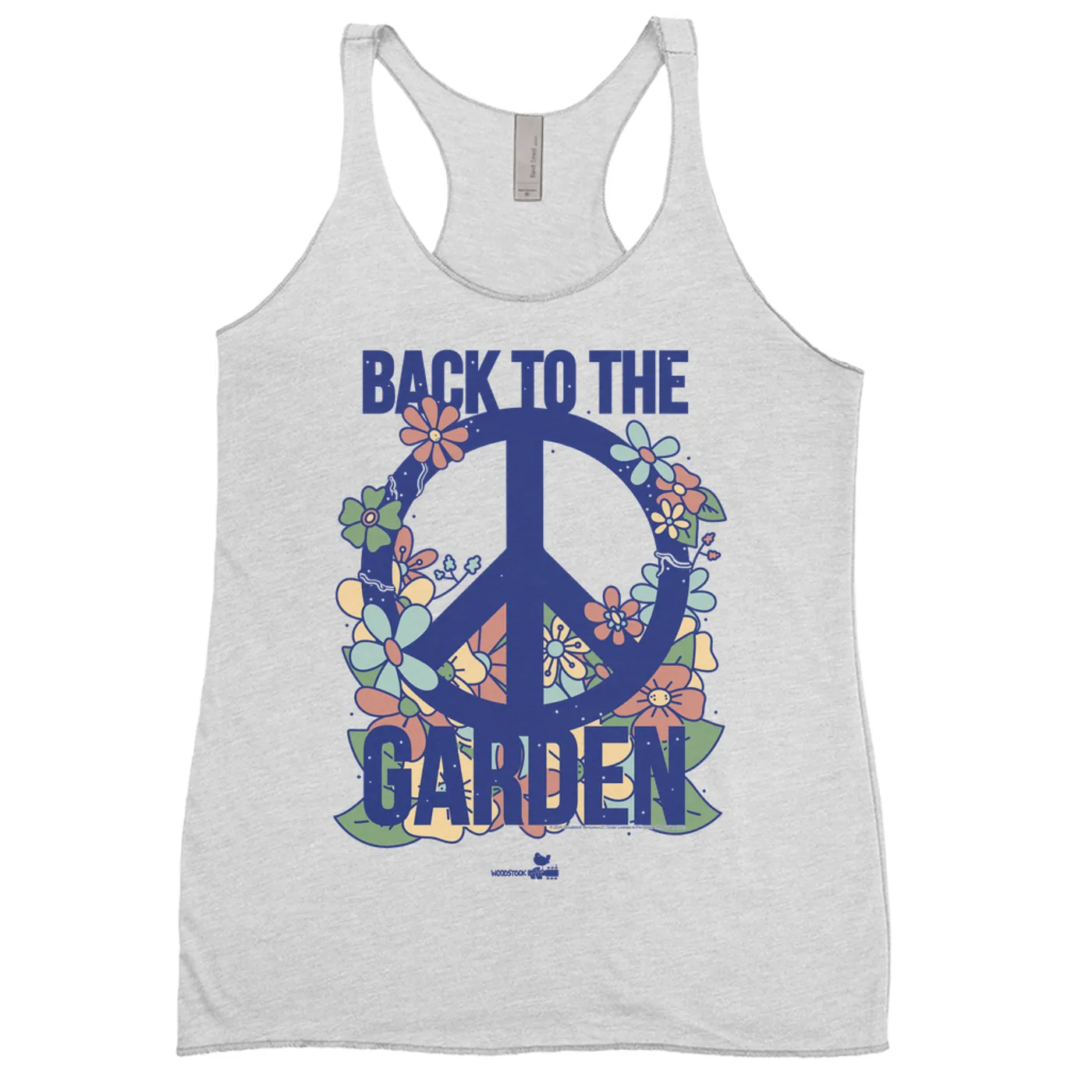 Woodstock Ladies' Tank Top | Back To The Garden Flower Garden Woodstock Shirt