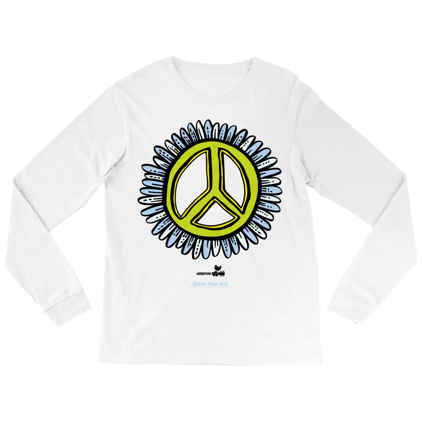 Woodstock Long Sleeve Shirt | Peace Daisy Design Woodstock Shirt