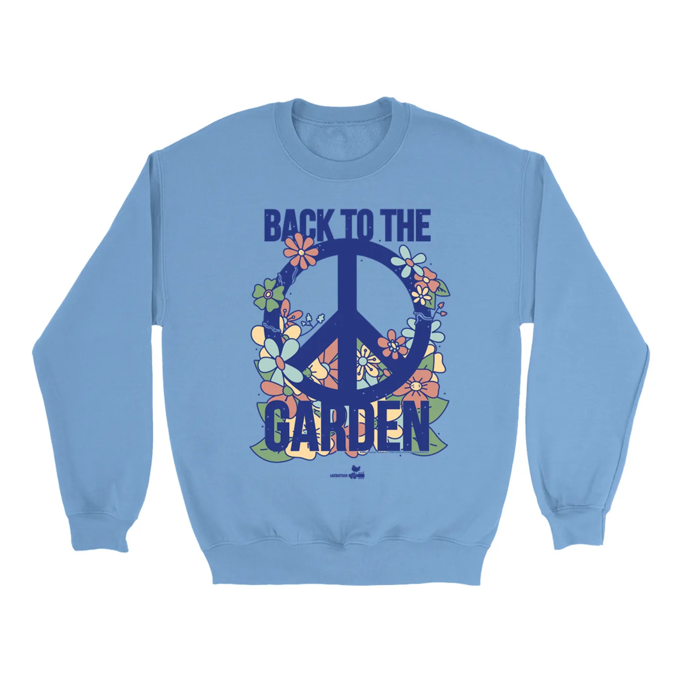 Woodstock Sweatshirt | Back To The Garden Flower Garden Woodstock Sweatshirt