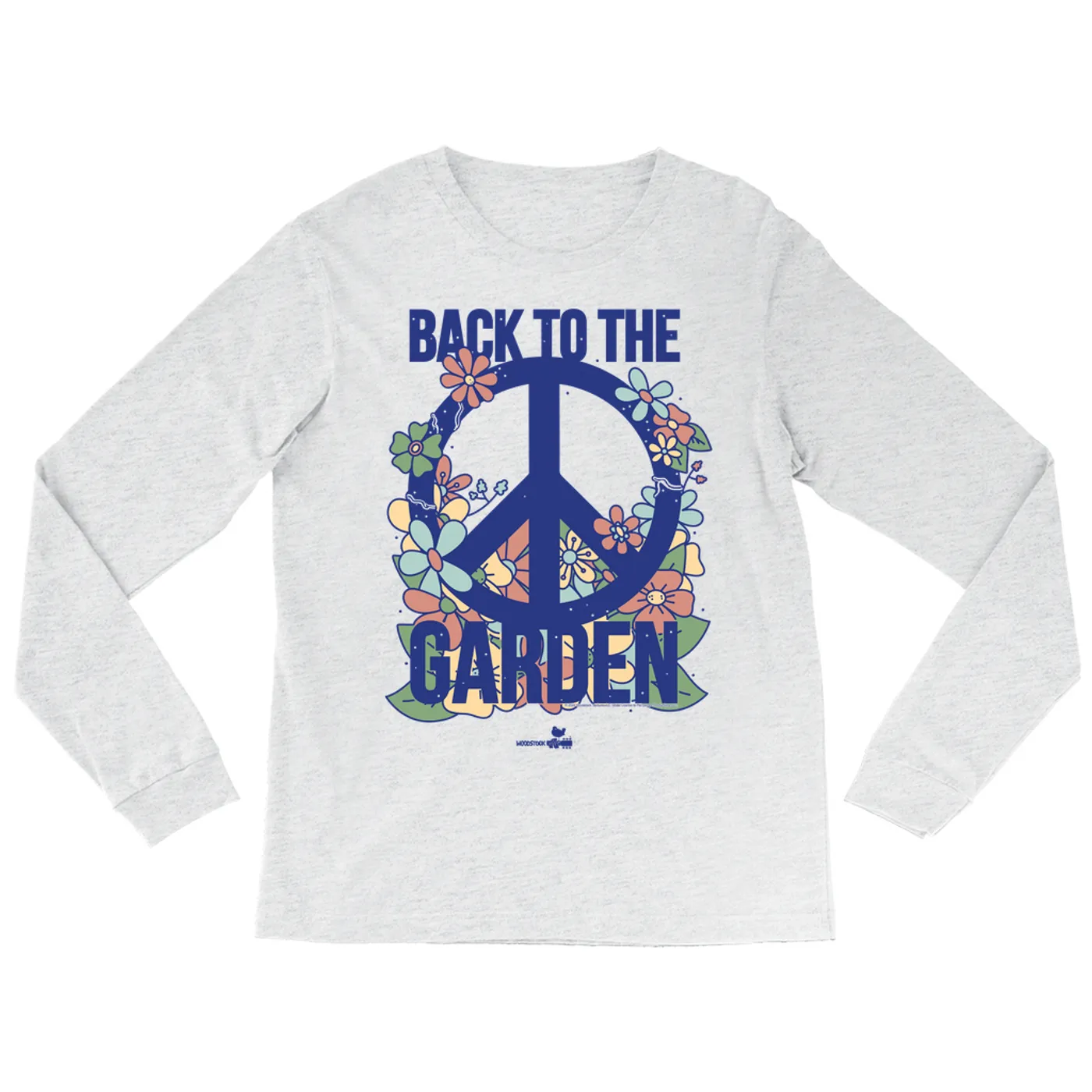 Woodstock Long Sleeve Shirt | Back To The Garden Flower Garden Woodstock Shirt