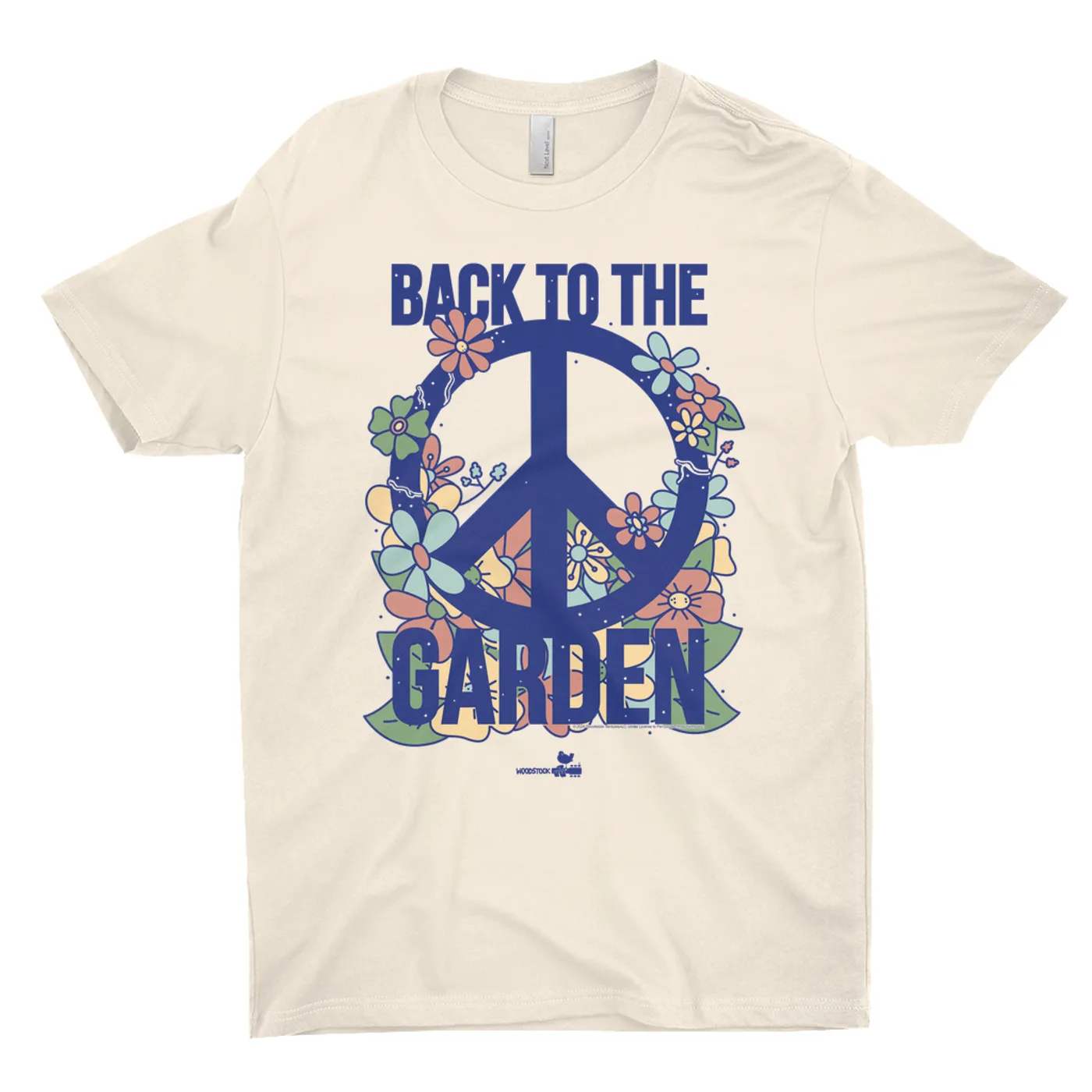 Woodstock T-Shirt | Back To The Garden Flower Garden Woodstock Light Shirt