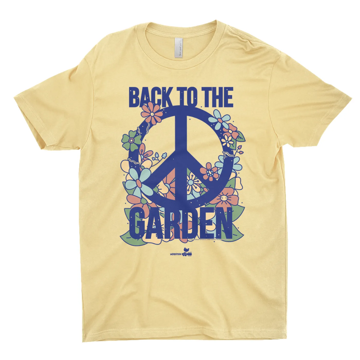 Woodstock T-Shirt | Back To The Garden Flower Garden Woodstock Light Shirt