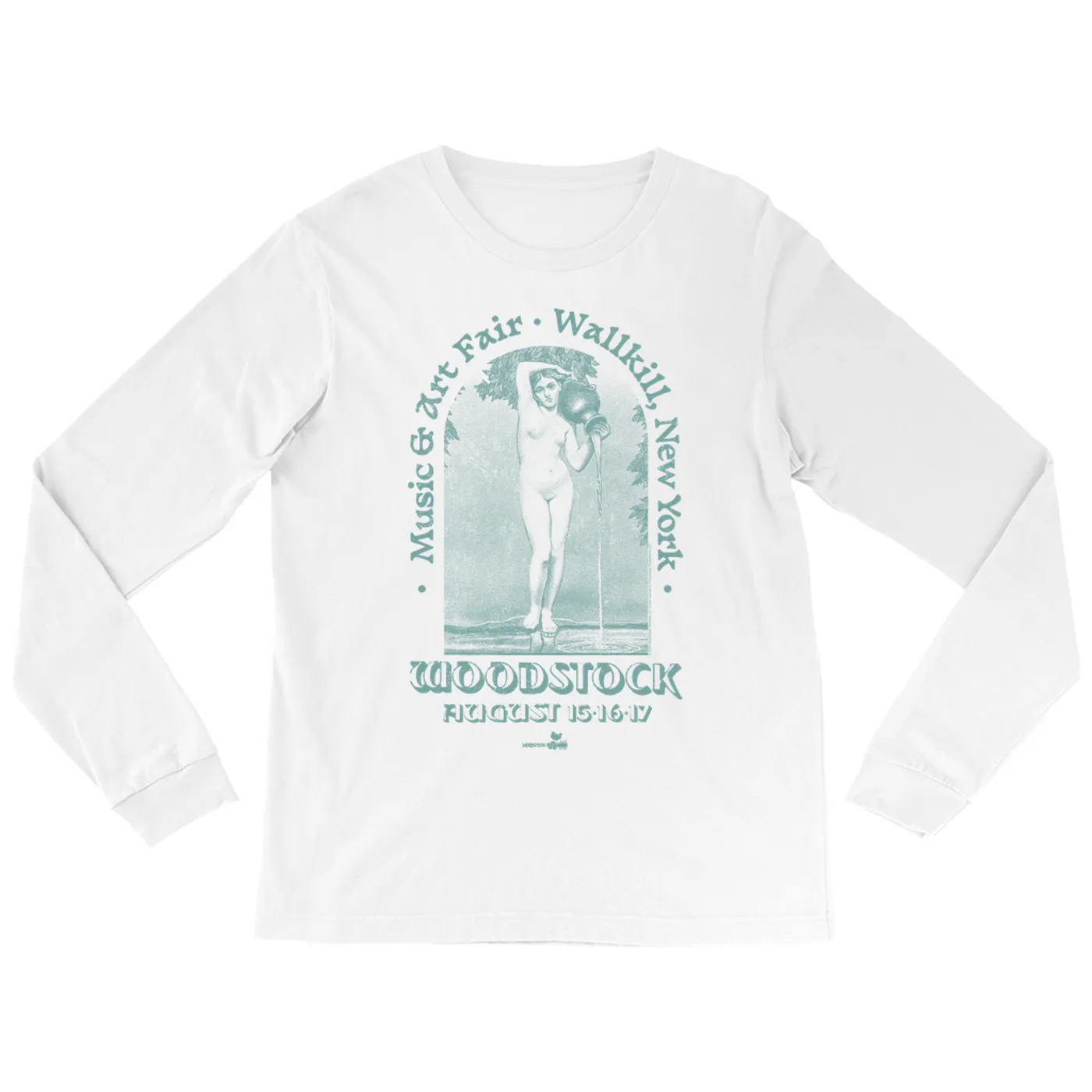Woodstock Long Sleeve Shirt | Goddess Music & Art Fair Image Woodstock Shirt