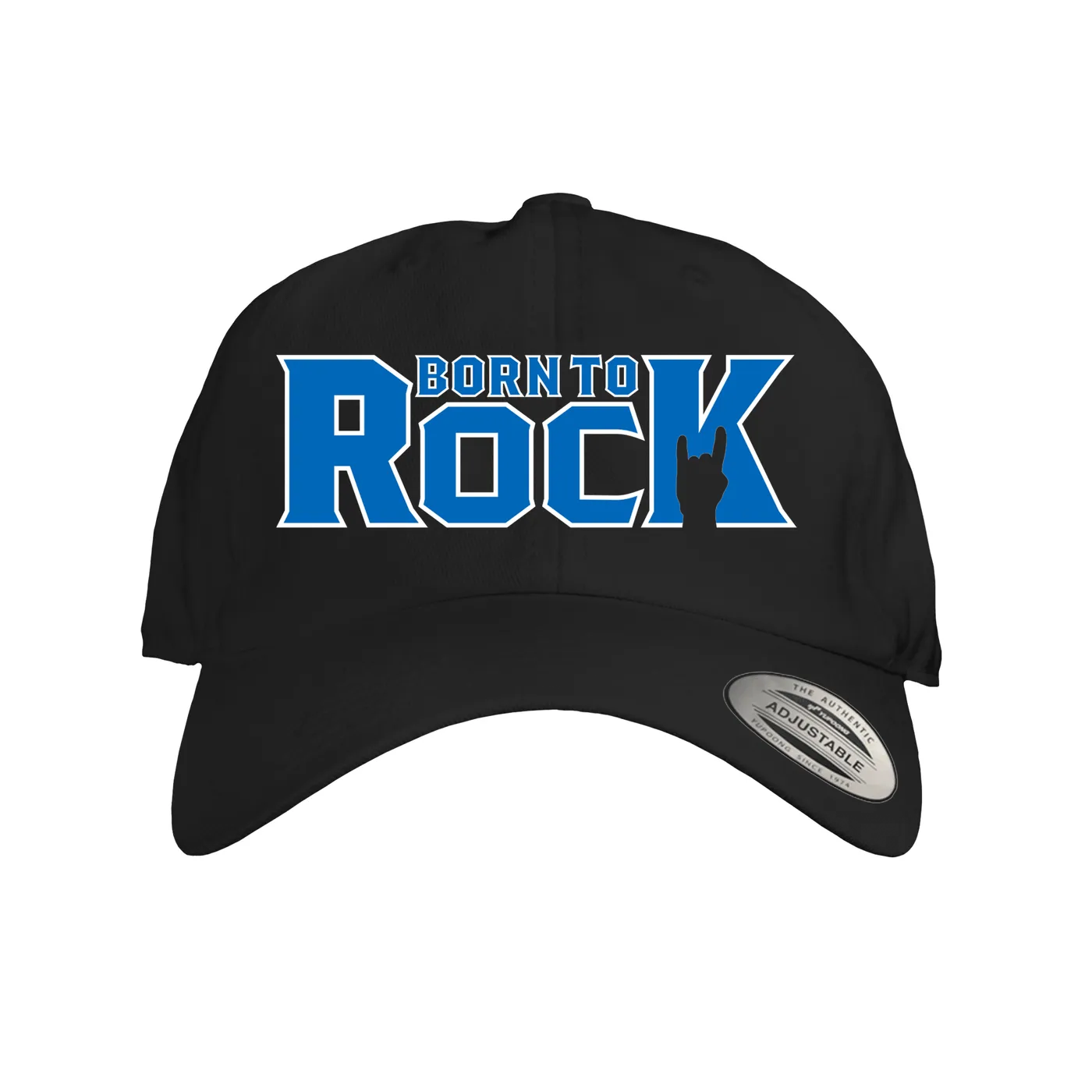 Merchbar Music Life Music Life Hat | Born To Rock Bold Music Life Dad Hat
