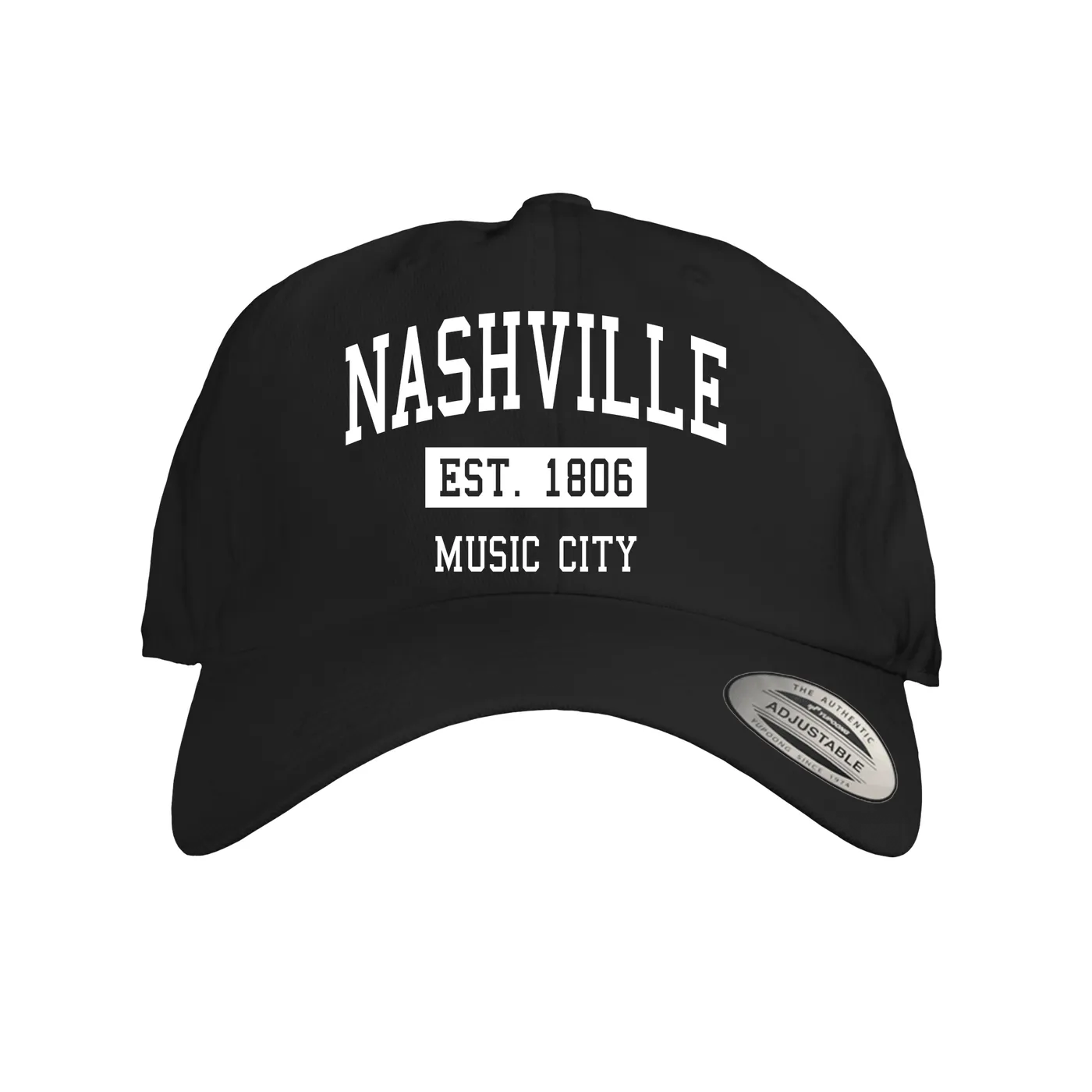 Merchbar Music Life Music Life Hat | Nashville Music City Est. 1806 Music Life Dad Hat