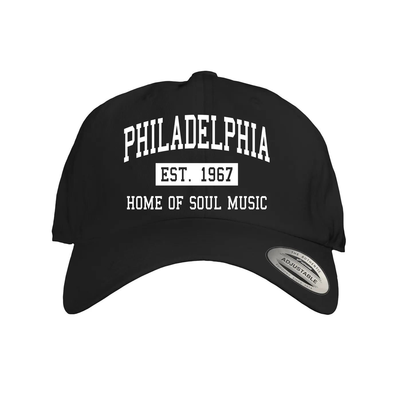 Merchbar Music Life Music Life Hat | Philadelphia Home of Soul Music Est. 1967 Music Life Dad Hat