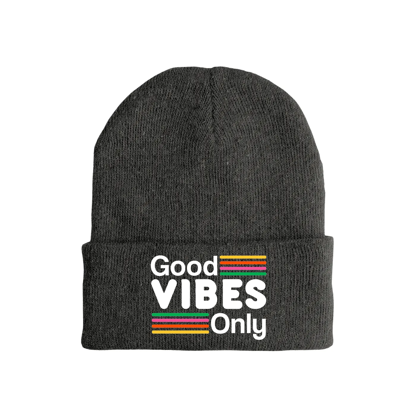 Merchbar Music Life Music Life Hat | Good Vibes Only Music Life Beanie Hat