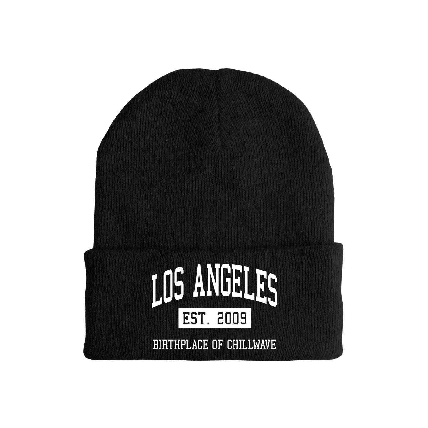 Merchbar Music Life Music Life Hat | Los Angeles Birthplace of Chillwave Est. 2009 Music Life Beanie Hat