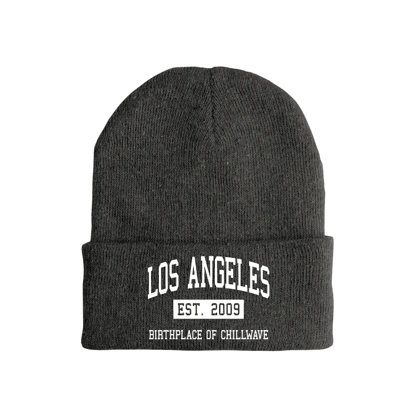 Merchbar Music Life Music Life Hat | Los Angeles Birthplace of Chillwave Est. 2009 Music Life Beanie Hat