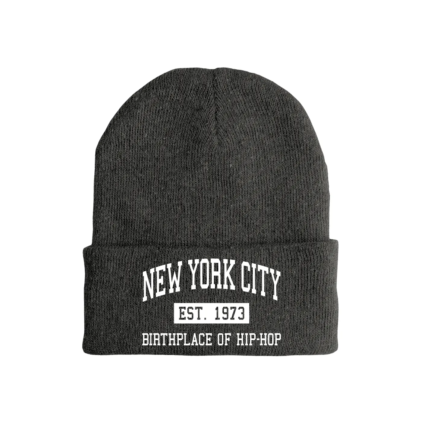 Merchbar Music Life Music Life Hat | New York City Birthplace of Hip Hop Est. 1973 Music Life Beanie Hat