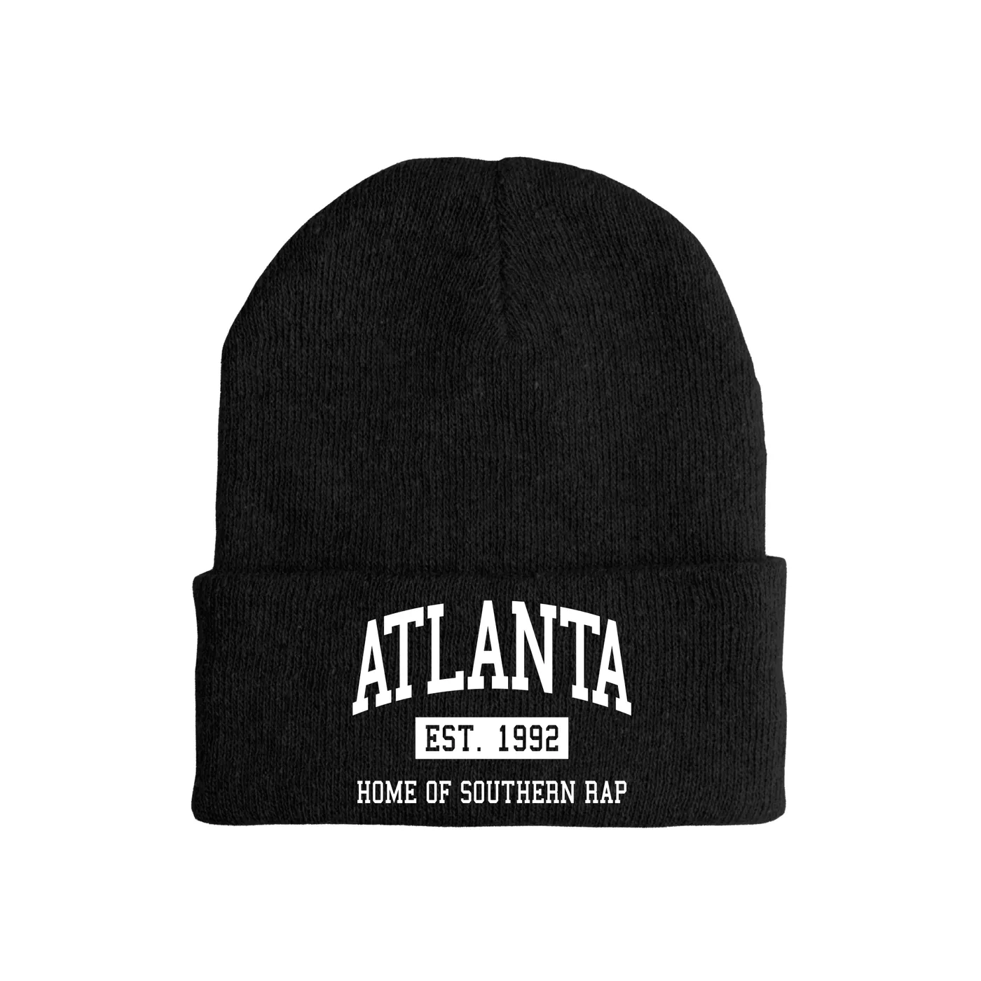 Merchbar Music Life Music Life Hat | Atlanta Home of Southern Rap Est. 1992 Music Life Beanie Hat
