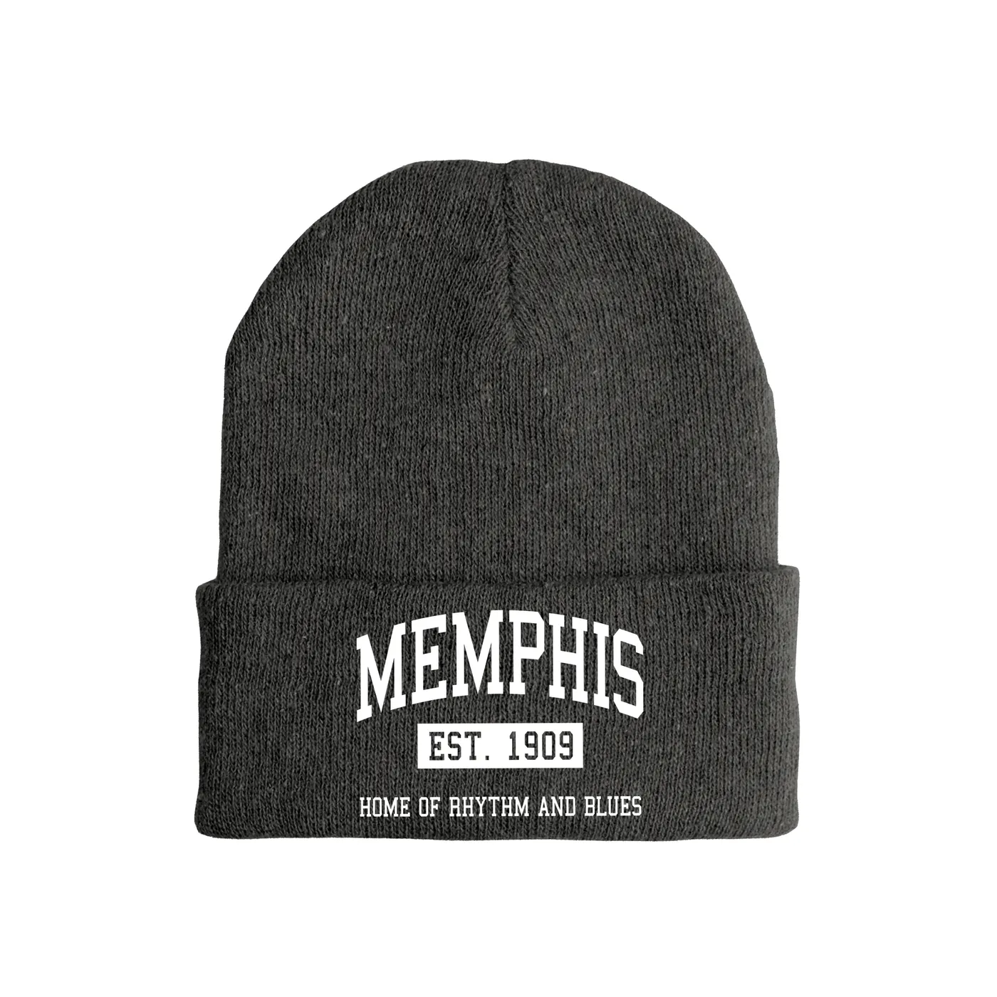 Merchbar Music Life Music Life Hat | Memphis Home of Rhythm and Blues Est. 1909 Music Life Beanie Hat