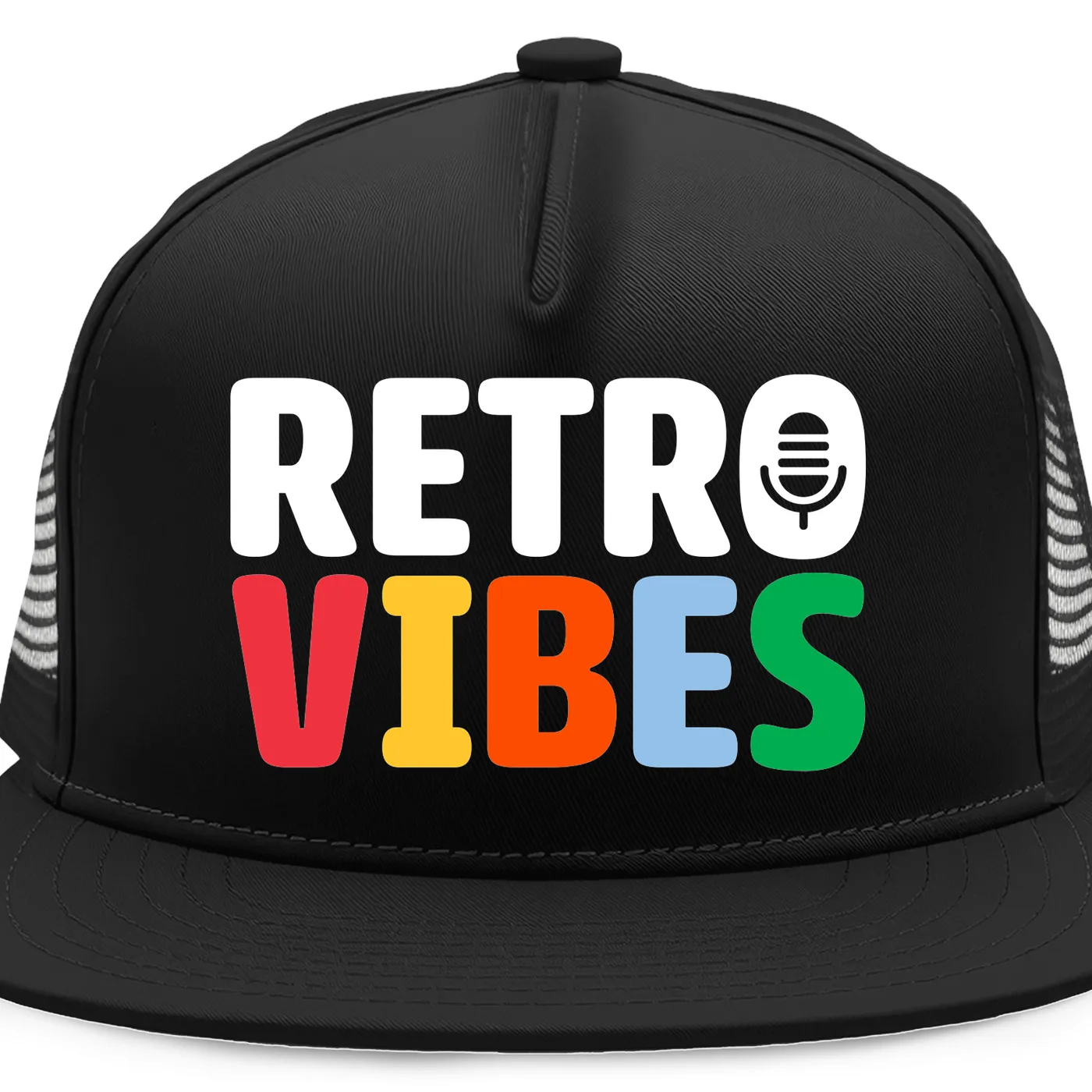 Merchbar Music Life Music Life Hat | Retro Vibes Music Life Trucker Hat