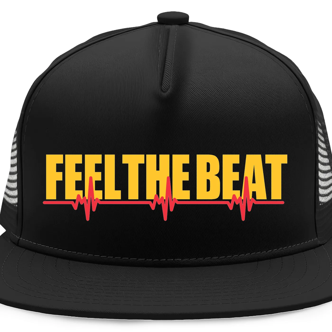 Merchbar Music Life Music Life Hat | Feel The Beat Music Life Trucker Hat