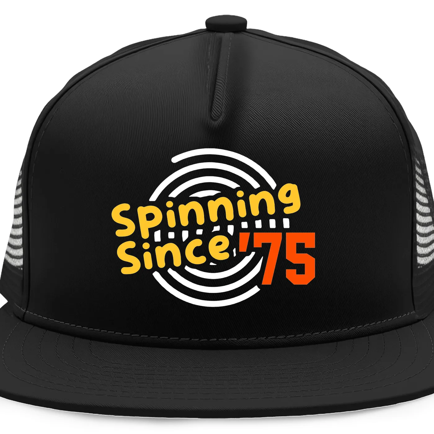 Merchbar Music Life Music Life Hat | Spinning Since '75 Music Life Trucker Hat