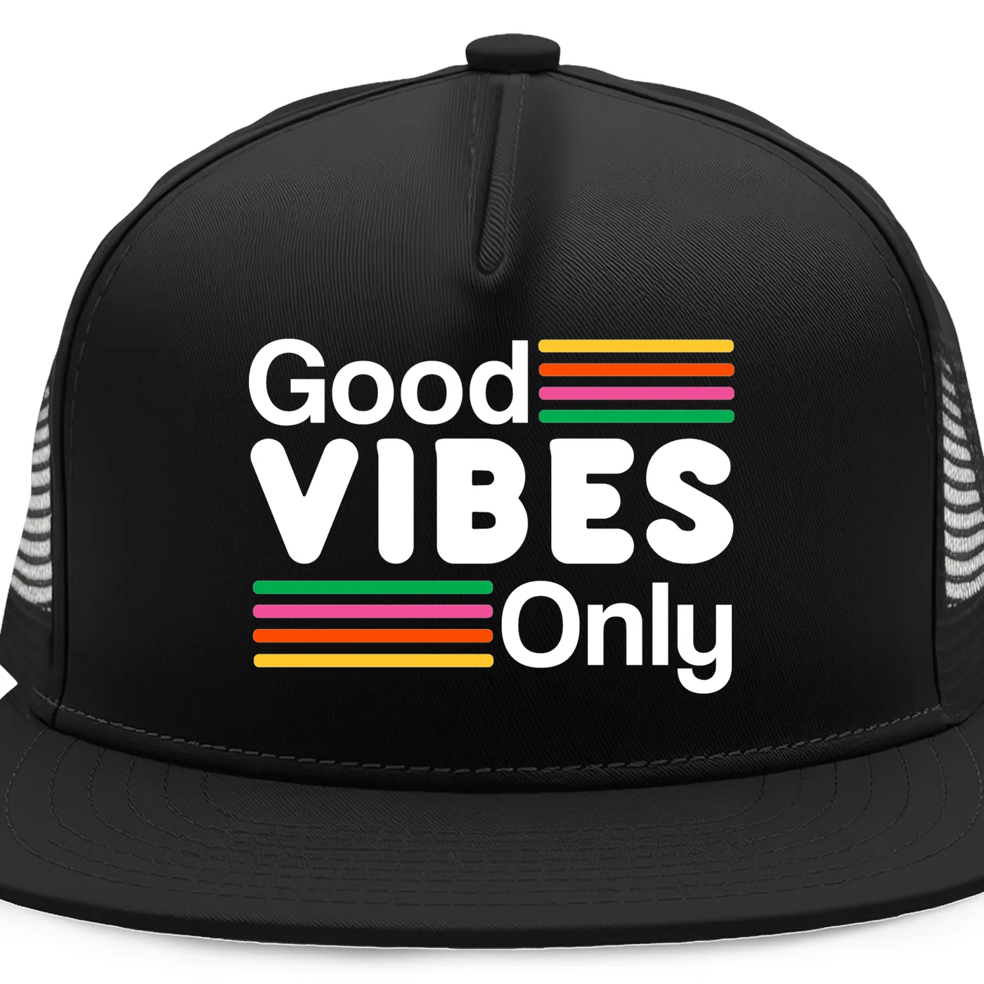 Merchbar Music Life Music Life Hat | Good Vibes Only Music Life Trucker Hat
