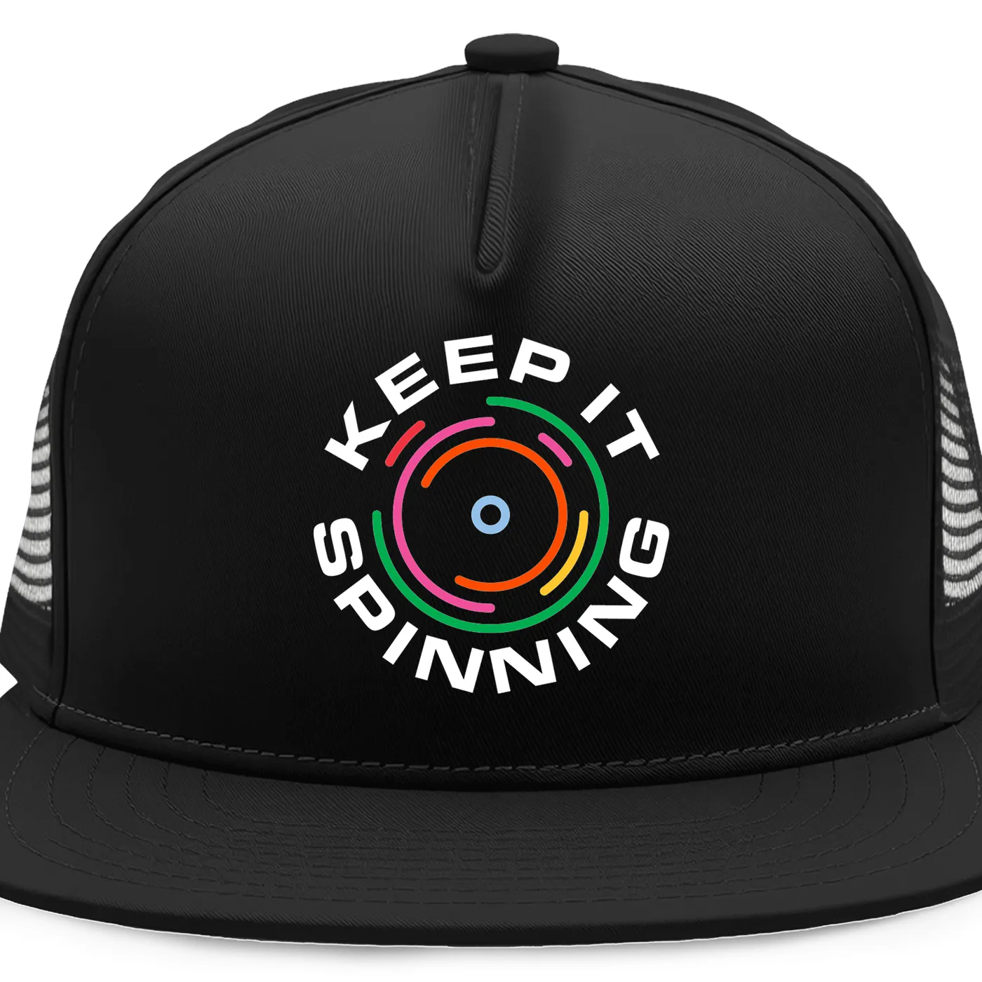 Merchbar Music Life Music Life Hat | Keep It Spinning Music Life Trucker Hat