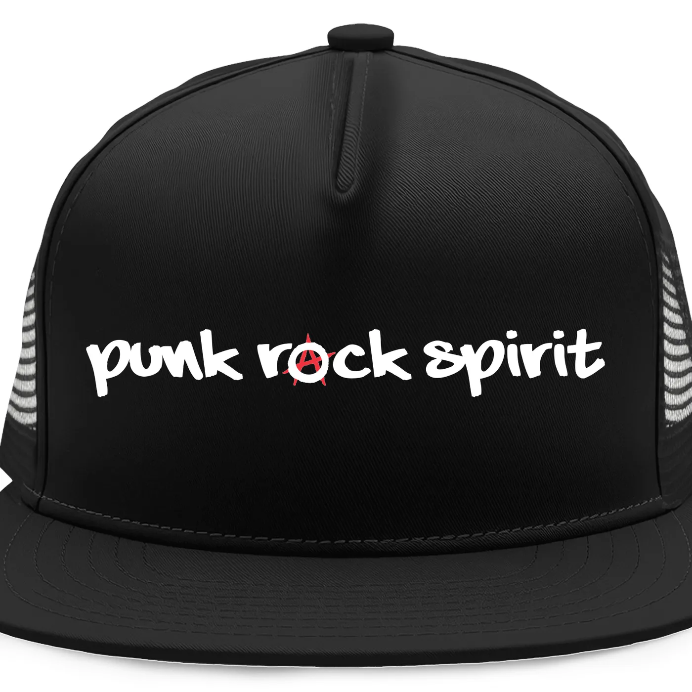 Merchbar Music Life Music Life Hat | Punk Rock Spirit Anarchy Music Life Trucker Hat
