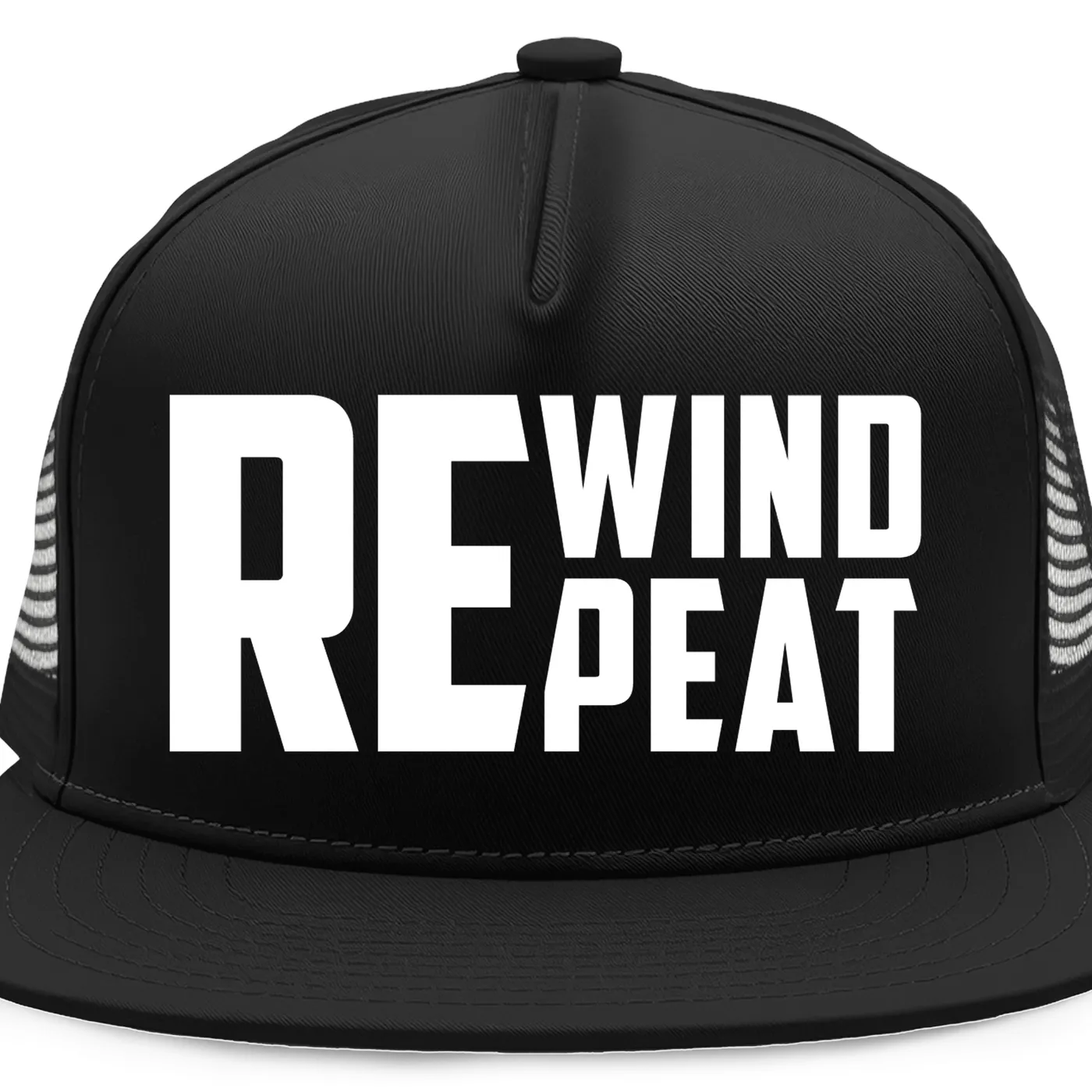 Merchbar Music Life Music Life Hat | Rewind & Repeat Music Life Trucker Hat
