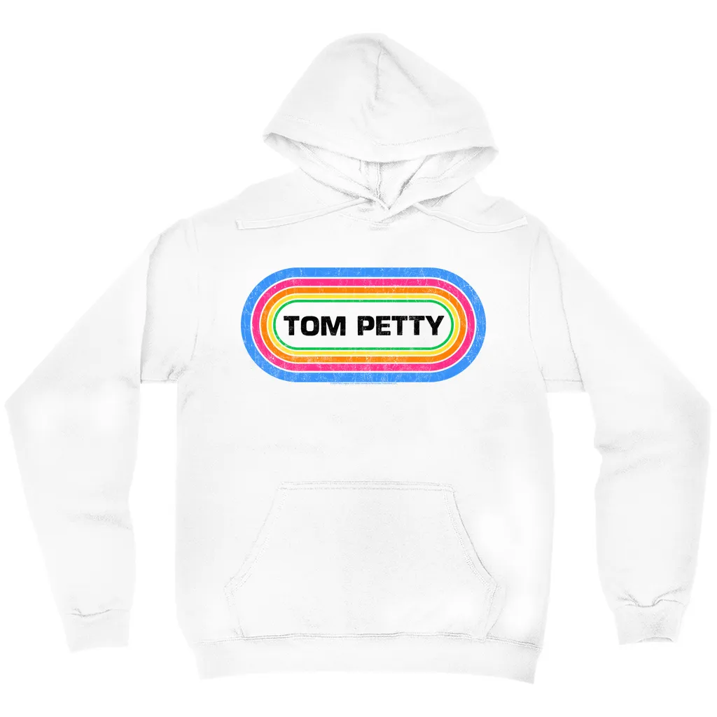 Hoodie | Colorful Retro Logo Distressed Hoodie