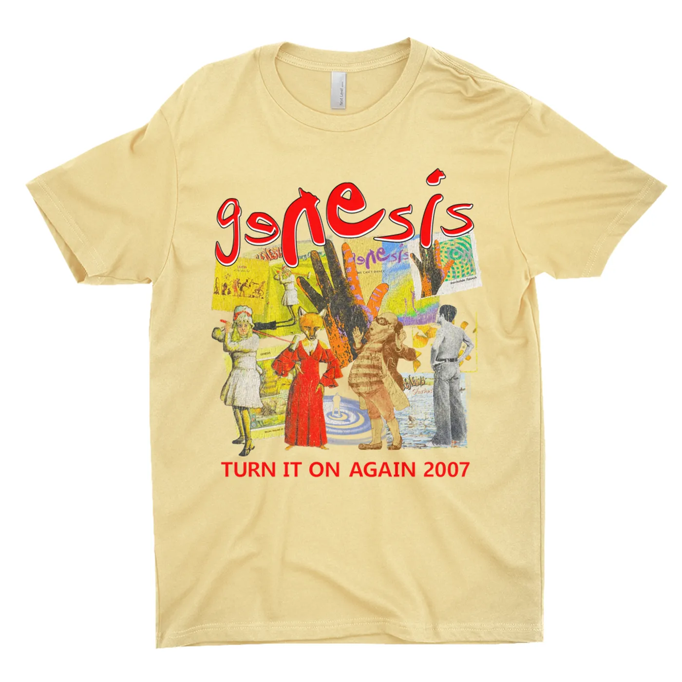 Genesis T-Shirt | Turn It On Again Tour 2007 Genesis Shirt