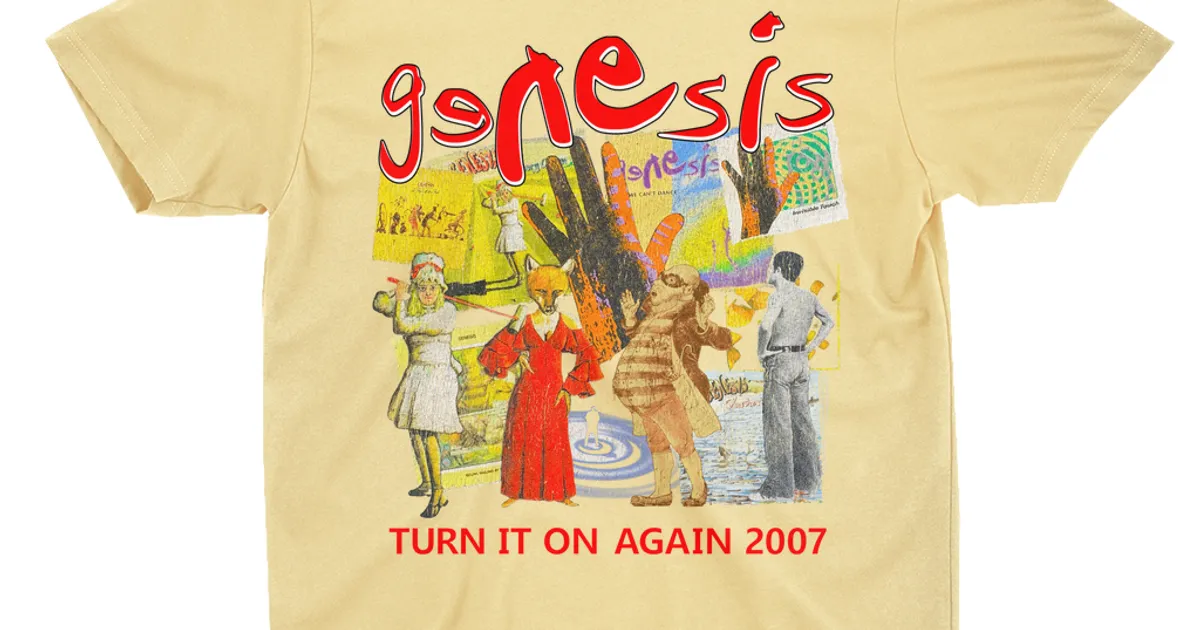 Genesis Turn It On Again バンドTシャツ XLサイズ Genesis T-Shirt | Turn It On Again Tour 2007 Genesis Shirt