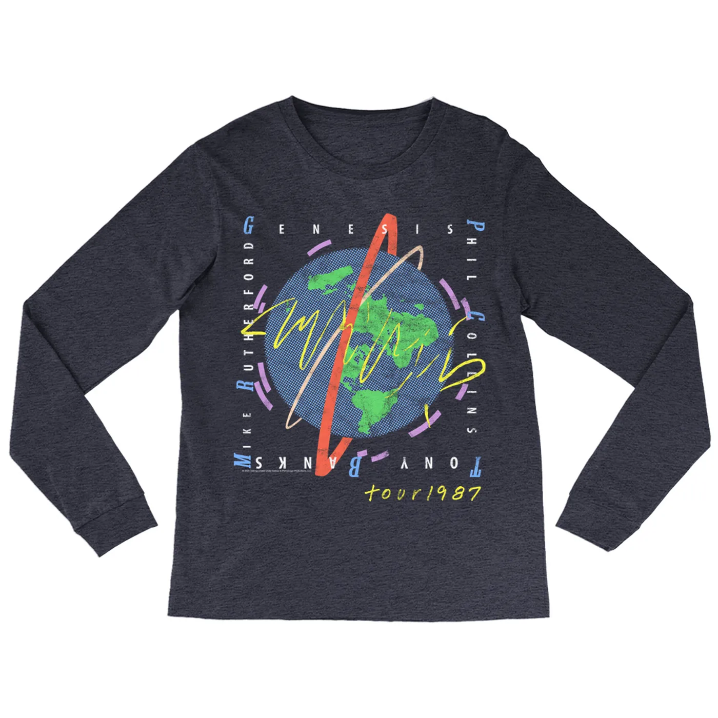 Genesis Long Sleeve Shirt | World Tour 1987 Genesis Shirt