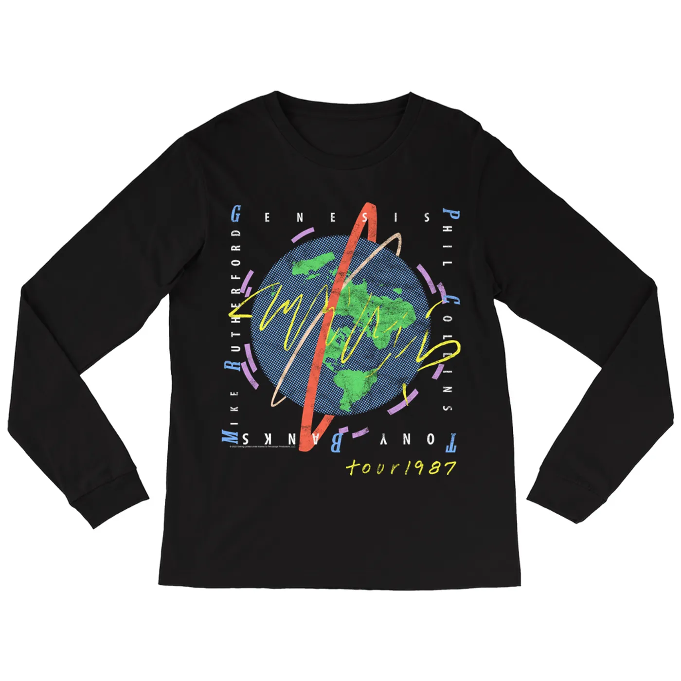 Genesis Long Sleeve Shirt | World Tour 1987 Genesis Shirt