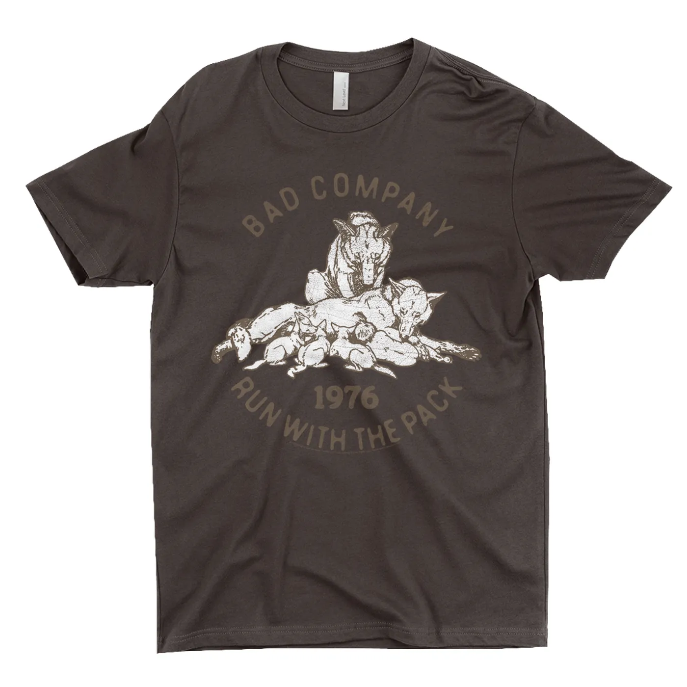 Bad Company T-Shirt | 1976 Run With The Pack Distressed Bad Company Shirt