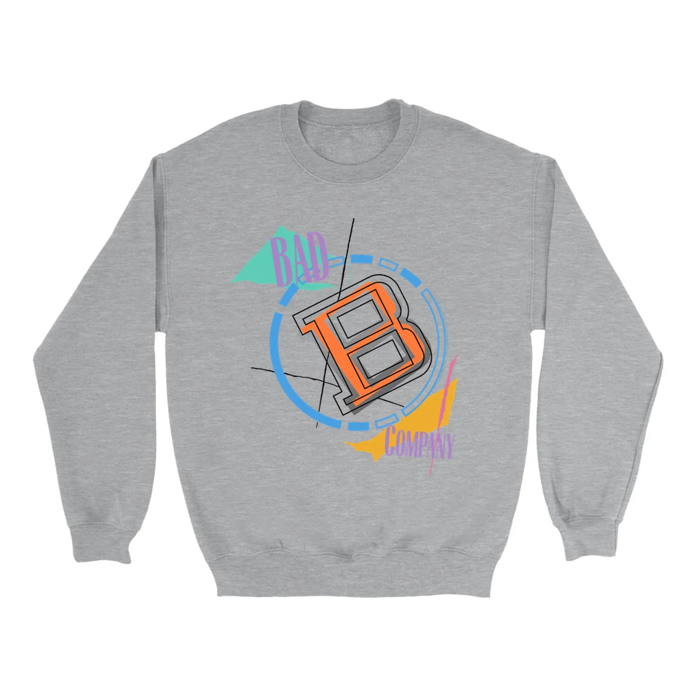 Bad Company Sweatshirt | Fame And Fortune Album Design Bad Company Sweatshirt