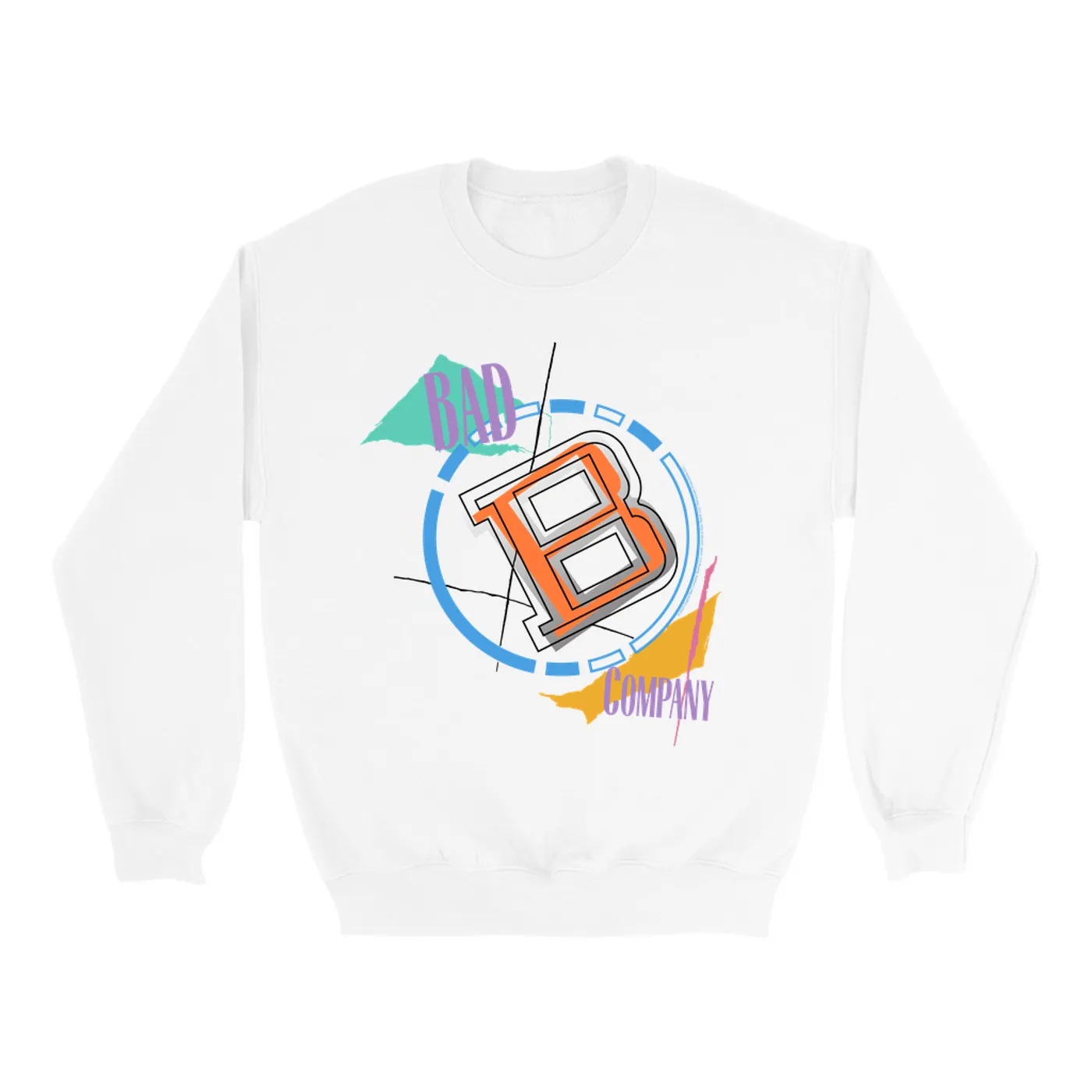Bad Company Sweatshirt | Fame And Fortune Album Design Bad Company Sweatshirt