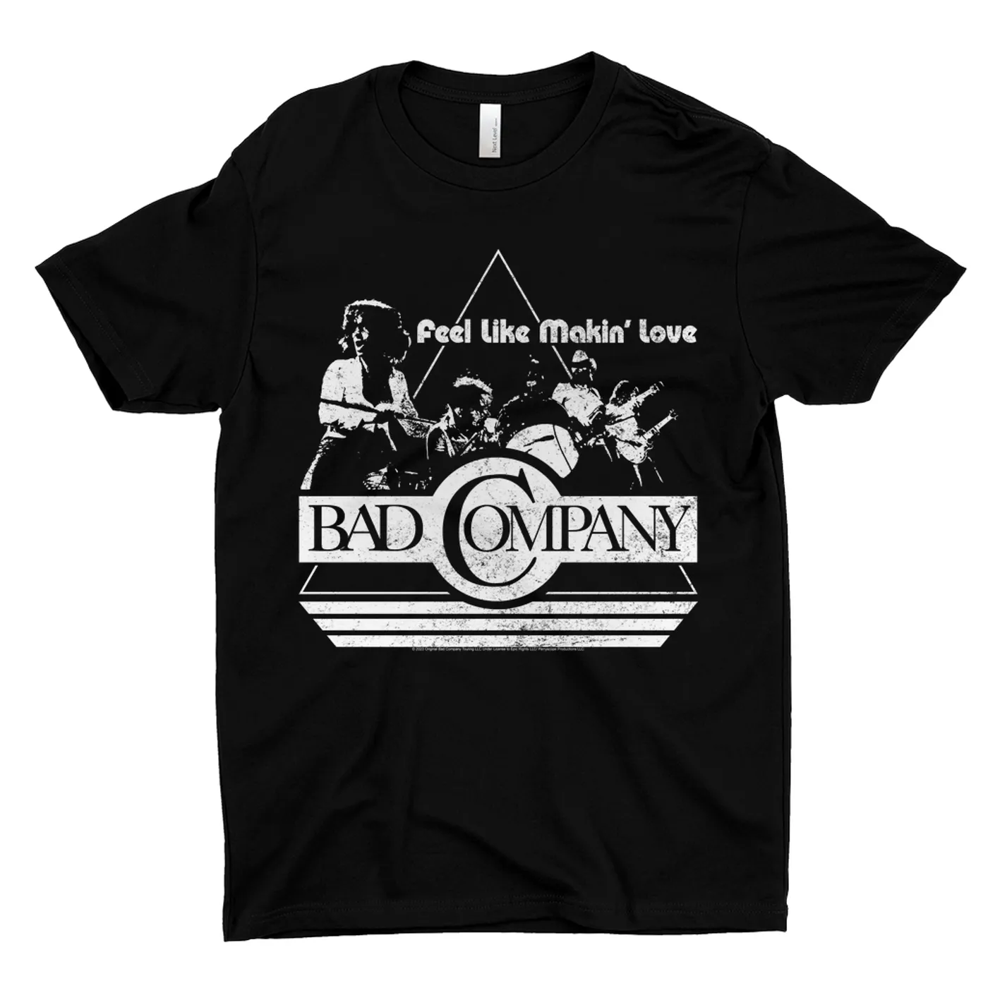 Bad Company T-Shirt | Feel Like Makin Love Distressed Bad Company Shirt