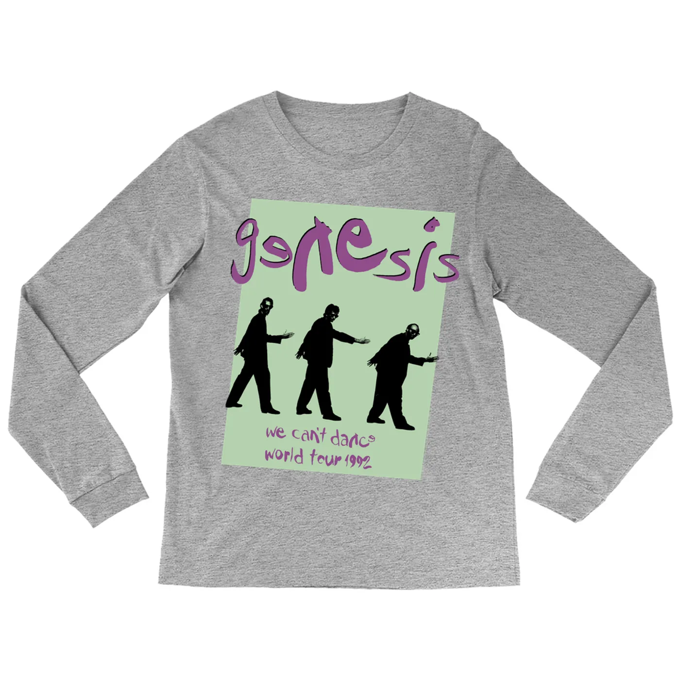 Genesis Long Sleeve Shirt | 1992 World Tour We Can't Dance Pastel Genesis Shirt