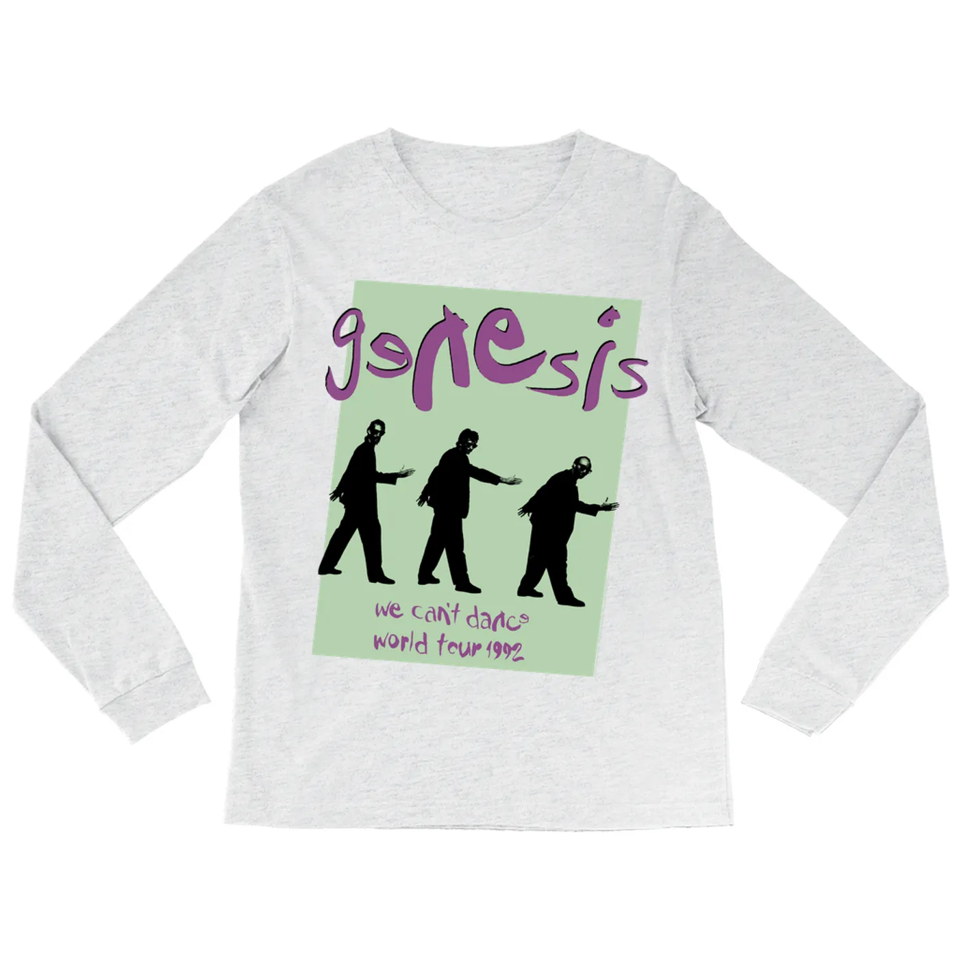 Genesis Long Sleeve Shirt | 1992 World Tour We Can't Dance Pastel Genesis Shirt
