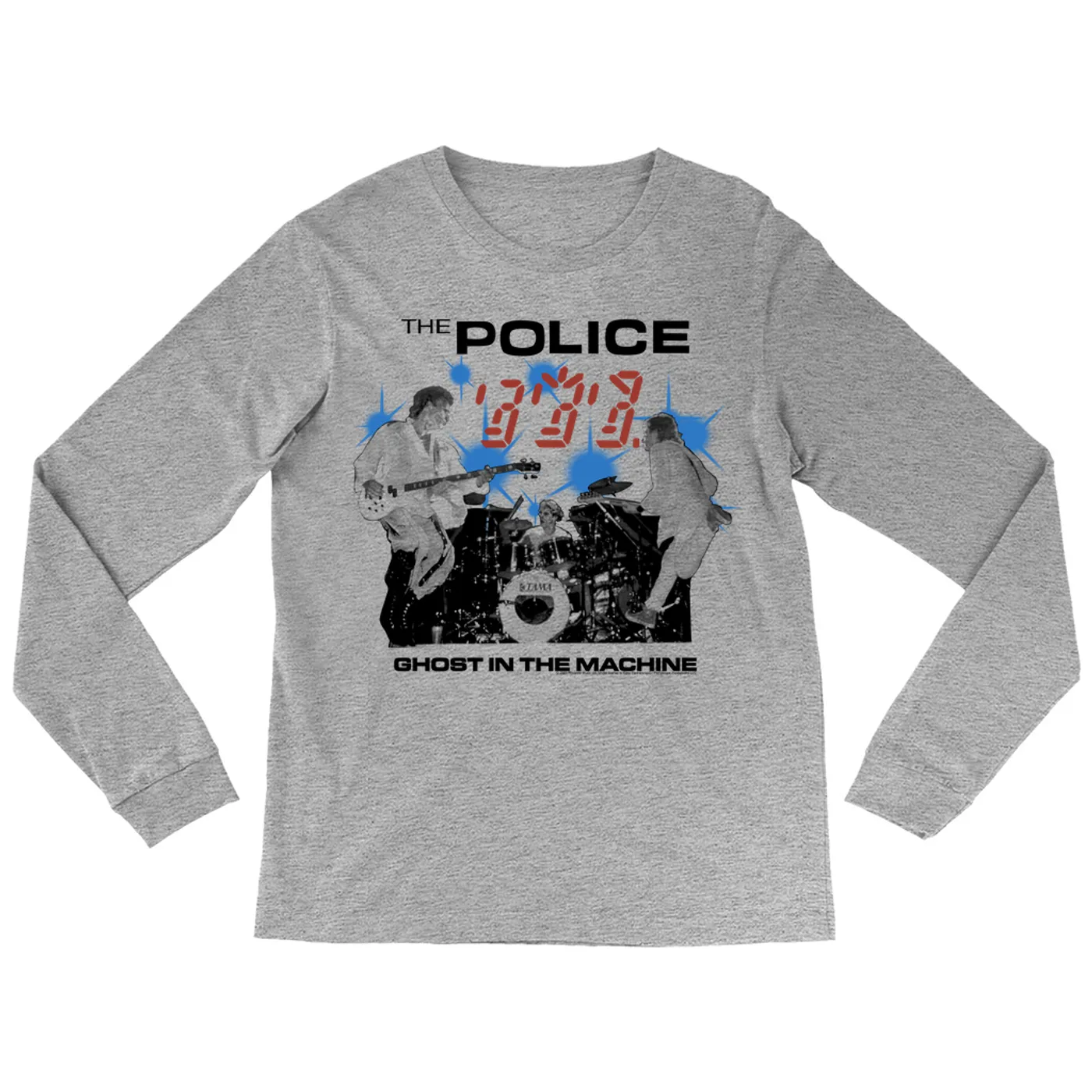 The Police Long Sleeve Shirt | Live On Stage Ghost In The Machine The Police Shirt