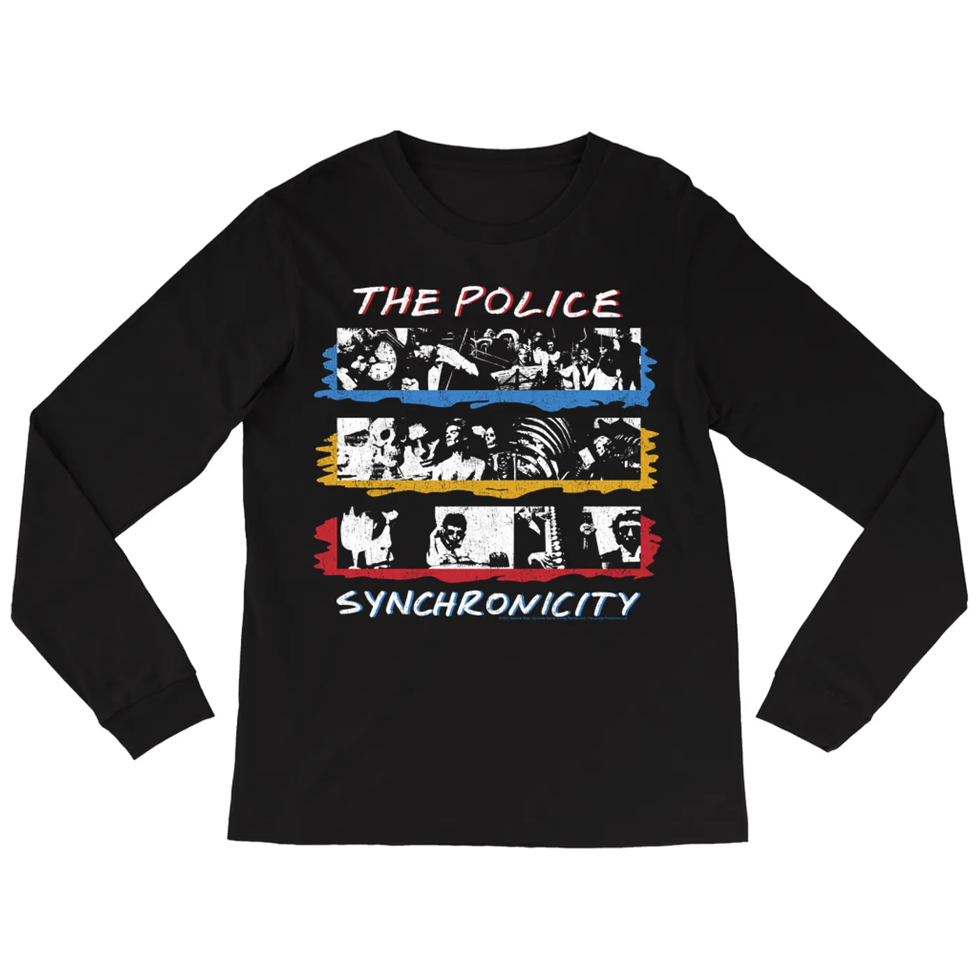 The Police Long Sleeve Shirt | 1983 Synchronicity Album Design The Police Shirt