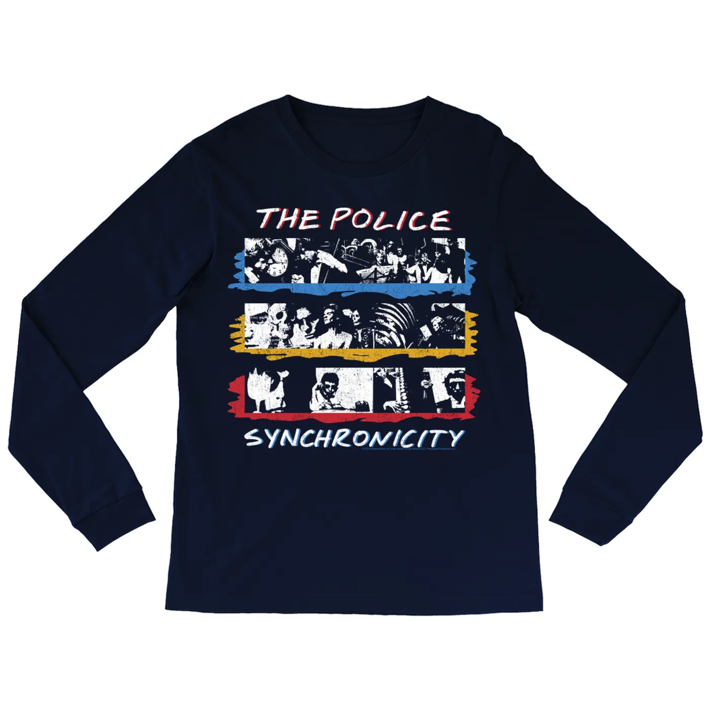 The Police Long Sleeve Shirt | 1983 Synchronicity Album Design The Police Shirt