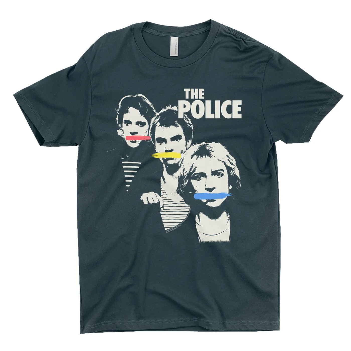 The Police T-Shirt | Synchronicity Trio Lips Sealed The Police Shirt
