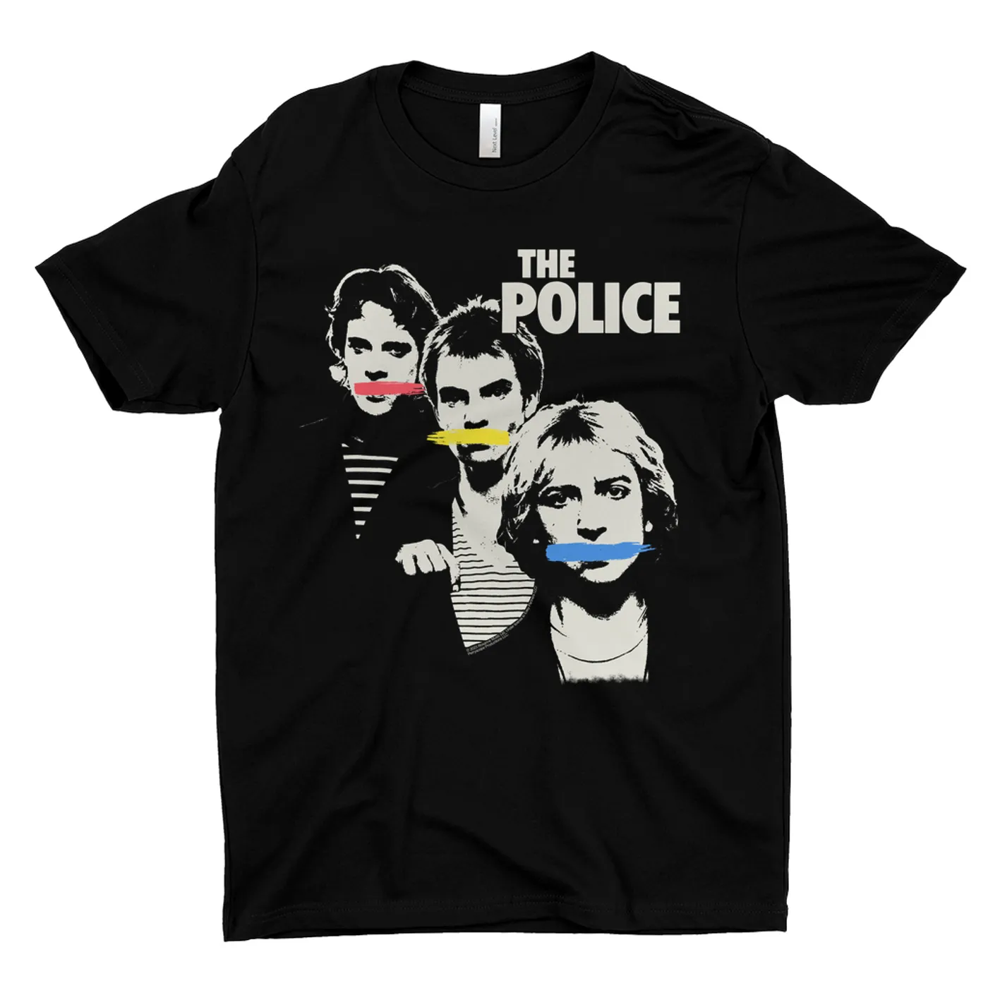The Police T-Shirt | Synchronicity Trio Lips Sealed The Police Shirt