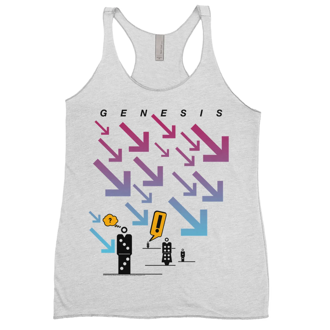 Genesis Ladies' Tank Top | Live In Concert 1986 Tour Genesis Shirt