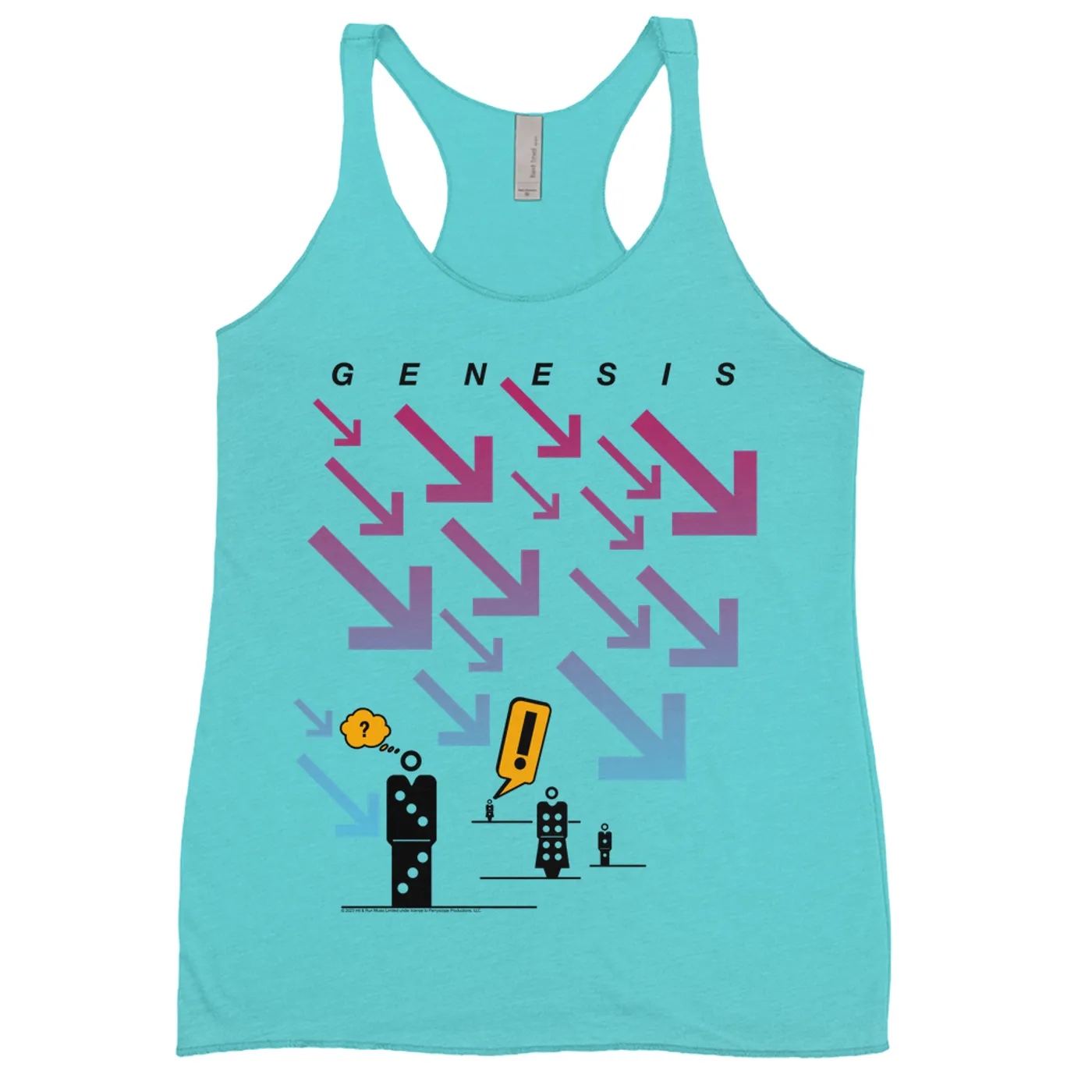 Genesis Ladies' Tank Top | Live In Concert 1986 Tour Genesis Shirt