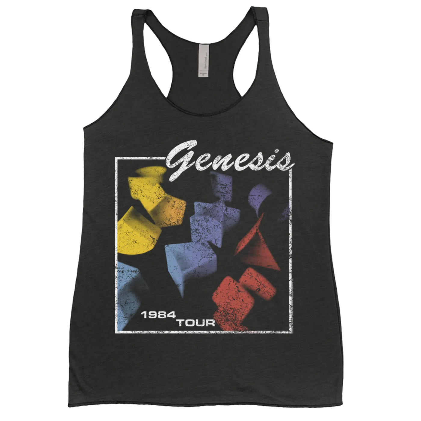 Genesis Ladies' Tank Top | In Concert 1984 Tour Distressed Genesis Shirt